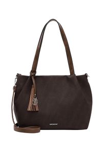 Emily & Noah Shopper EMILY & NOAH "Shopper E&N Elke", Damen, Gr. B/H/T: 39cm x 26cm x 14cm 0, lila (braun, cognac 207), Polyester, Taschen Shopper
