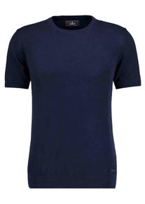 Rundhalspullover Ragman, Herren, Gr. 56, marineblau, Strick, 100% Baumwolle, Pullover Rundhalspullover