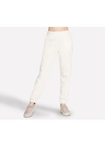 Jogginghose Skechers "Women's Jogger", Damen, Gr. XXXL(54), N-Gr, wei&szlig; (egret), Obermaterial: 70% Baumwolle, 30% Polyester, Hosen Jogginghose, aus Baumwolle und Polyester