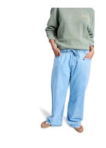 Relax-fit-Jeans Roxy "Stunning View Beau Blue", Damen, Gr. 25 (XXS), blau (beau blau), Obermaterial: 100% Baumwolle., Jeans Relax-fit-Jeans