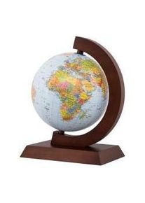 claro, Globus, Politischer Globus, Holzrahmen, 25 cm, ENG (25 cm)