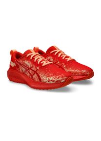 Laufschuh asics "GEL-NOOSA TRI 16 GS", Jungen, Gr. 39,5, rot (cherry tomato, energy orange), Synthetik, Schuhe Laufschuh, f&uuml;r Kinder & Jugendliche