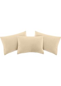 Zierkissen Maintal, braun (cappuccino), B:40cm, Polyester, Polsterauflagen, Zierkissen, (3 Stck.)