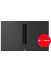 Gorenje Kochfeld mit Dunstabzug "GEH8433BSRWF", Energieeffizienz: A+++, schwarz, B:83cm H:23,3cm T:52cm, Kochfelder, InfiniteMatt - kratzresistente, matte Kochfeldoberfl&auml;che, Kochfeld mit Dunstabzug