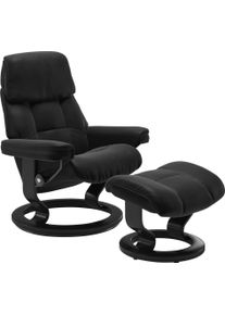 Relaxsessel stressless "Ruby", schwarz (schwarz paloma), B:79cm H:98cm T:76cm, Leder PALOMA: Paloma ist ein durchgef&auml;rbtes Semianilin-M&ouml;belleder mit nat&uuml;rlicher Narbung. Es wurde mit einer leichten Oberfl&auml;chenbehandlung versehen, um es best&auml;ndiger zu machen. Paloma ist weich im Griff und hat eine warme Ausstrahlung. Es ist atmungsaktiv und feuchtigkeitsabsorbierend. Paloma wird besonders von all j