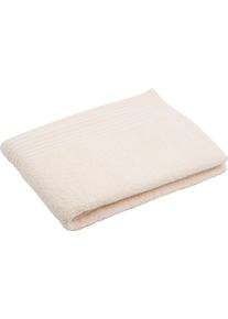 G&ouml;zze Gaestehandtuecher G&Ouml;ZZE "Hanna", beige (creme), B:30cm L:50cm, Walkfrottier, Obermaterial: 100% Baumwolle, Handt&uuml;cher, Gaestehandtuecher, Set, Uni Farben, strukturierte Bord&uuml;re, 100% Baumwolle
