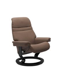 Relaxsessel stressless "Sunrise", braun (mole batick), B:75cm H:100cm T:73cm, Leder BATICK: BATICK ist ein leicht korrigiertes, durchgef&auml;rbtes und genarbtes M&ouml;belleder, bei dem die meisten Unebenheiten und Spuren in der Regel entfernt wurden.;Leder PALOMA: PALOMA ist ein durchgef&auml;rbtes Semianilin-M&ouml;belleder mit nat&uuml;rlicher Narbung.;ROHLEDER Stoff Q2 FARON: Ein fester zuverl&auml;ssiger Boucl&eacute; mit einem