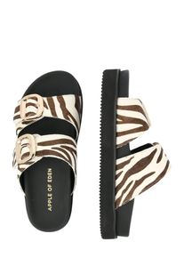 Apple Of Eden Kvinnor Pantolette 'REYNA' cappuccino / vit Storlek 41