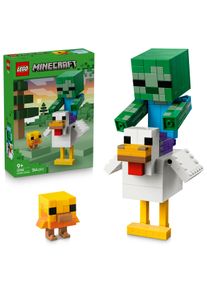 Konstruktionsspielsteine Lego "H&uuml;hnerreiter (21582), Lego Minecraft", bunt, Spielbausteine, Kinder, Kunststoff, Konstruktionsspielsteine, Made in Europe