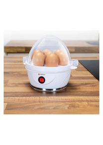 Alpina Egg boiler 230V 320-380W, Eierkocher, Rot, Transparent, Weiss