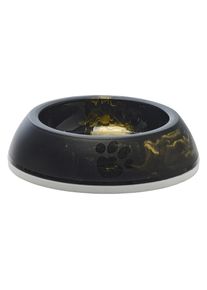Savic Katzenfutter Delice Marble Schwarz / Gold (20 cl), Futternapf