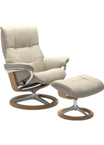 Relaxsessel stressless "Mayfair", beige (cream batick), B:79cm H:102cm T:44cm, Leder BATICK: BATICK ist ein leicht korrigiertes, durchgef&auml;rbtes und genarbtes M&ouml;belleder, bei dem die meisten Unebenheiten und Spuren in der Regel entfernt wurden.;Leder PALOMA: PALOMA ist ein durchgef&auml;rbtes Semianilin-M&ouml;belleder mit nat&uuml;rlicher Narbung.;ROHLEDER Stoff Q2 FARON: Ein fester zuverl&auml;ssiger Boucl&eacute; mit eine