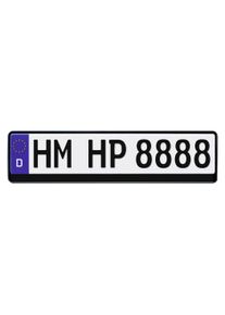 HP-Autozubeh&ouml;r HP Autozubeh&ouml;r, Kennzeichenhalter, Kunststoff Kennzeichenrahmen Schwarz (B x H) 520 mm x 114 mm (Langformat)