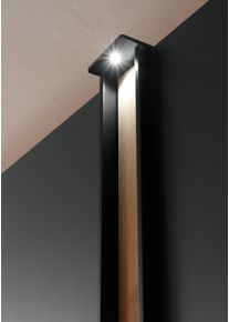 Schrankleuchte Wiemann "LAGOS", schwarz, B:9,5cm H:1cm T:10cm, Leuchten, Schrankleuchte, Energiesparende LED Leuchtmittel