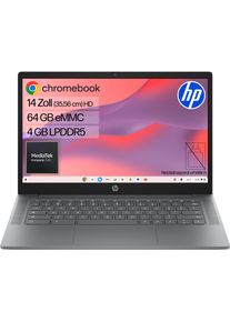 HP Chromebook "14a-nm0215ngx", meteorsilber, 4 GB RAM 64 GB SSD, Kompanio, ChromeOS, Notebooks, Chromebook