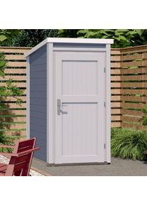 Garten-Ger&auml;teschrank Weka, grau (grau, wei&szlig;), Massivholz, Ger&auml;teh&auml;user, Garten-Ger&auml;teschrank, BxTxH: 97x100x200,5 cm