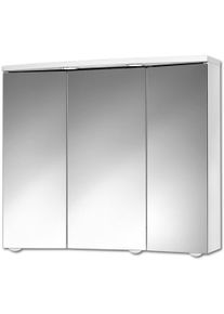 Spiegelschrank Jokey "Trava", wei&szlig;, B:75cm H:65cm T:22cm, MDF, Schr&auml;nke, Spiegelschrank, 75 x 65 x 22 cm