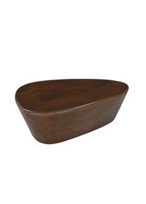 Mid.you , Braun , Holz , Mangoholz , massiv , dreieckig , 78x30x107 cm ,