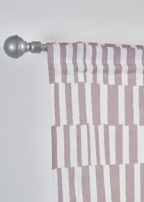 Ogenomskinlig hissgardin med struktur m&aring;nga olika storlekar - gr&aring; - storlek 210x80 cm - bonprix