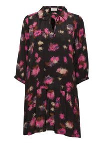 Kaffe Kvinnor Tunika 'Lita' kr&auml;m / brokad / fuchsia / svart Storlek XS