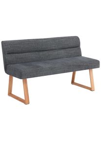 Livetastic , Eichefarben, Dunkelgrau , Holz, Metall, Textil , Eiche , massiv , 140x82x61 cm ,