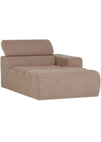 Livetastic , Taupe , Textil , 173x86x109 cm , Made in EU , R&uuml;cken echt, Armteil rechts ,