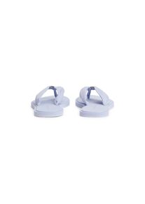 Tommy Hilfiger, Damen, Zehentrenner &raquo;TH SCANDI SOFT SUMMER SANDAL&laquo; Sommerschuh, Strandschuh mit Schmuckelement, hellblau, 36, Sommerschuh mit weichem 