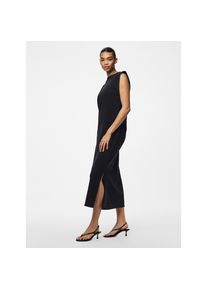 Pieces, Damen, Maxikleid &raquo;PCCHILLI SUMMER SL ANK DRESS UB NOOS BC&laquo; Ohne Taschen mit seitlichen Schlitzen, Black, S - N-Gr, Kleid von Pieces