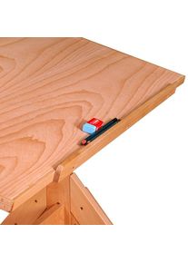 Solid Wood Designer Drawing Table, Workbench for Architects, Adjustable Angle, Professional Engineering Drafting Tilt