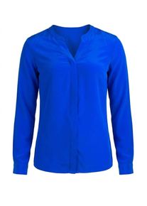 Posh Gear Kvinnor Blus 'Seidenbluse Nobicetta' bl&aring; Storlek M