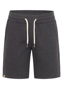!Solid Sweatshorts SOLID "Sweatshorts SDArona", Herren, Gr. M, N-Gr, grau (dunkelgrau melange), Obermaterial: 65% Polyester PES. 35% Baumwolle CO., Hosen Sweatshorts