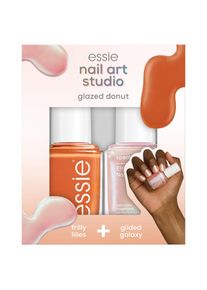 essie, Damen, Nagellack-Set &raquo;NAIL ART STUDIO SET&laquo; Hochwertig, langanhaltend, deckende Farbkraft und glatte N&auml;gel., orange, Nail art studio Set