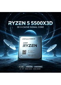 AMD Ryzen 5 5500X3D R5 5500X3D Desktop CPU Processor 4.2GHz 8-Core 16-Thread AM5 DDR5 96MB Cache
