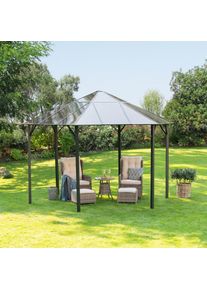Konifera, Pavillon-Ersatzdach &raquo;Costa Brava&laquo; f&uuml;r 350x350 cm, braun, braun,