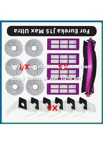 Compatible for J15 Max Ultra Spare Parts Accessories Main Brush HEPA Filter Mop Cloth Dust Bag-A009