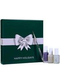 essie, Damen, Nagellack-Set &raquo;essie Nail Art Weihnachtsset&laquo;, mehrfarbig, Nail Art Weihnachtsset mit Lacken, Topper und Nail Art Tool