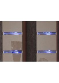 Home Affaire, LED Glaskantenbeleuchtung LED-Modul 5 Stk., blau,