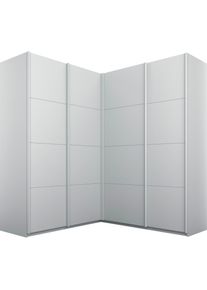 Rauch, Schwebet&uuml;renschrank &raquo;Schrank Garderobe Eckkleiderschrank QUADRA Front in Dekor/Hochglanz&laquo; Ma&szlig; 181x187 cm, H&ouml;hen 210/229 cm, inkl. Soft-Close-