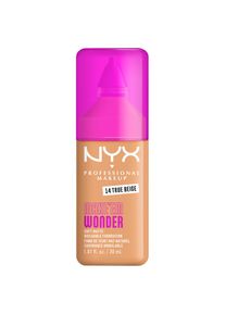 Nyx Cosmetics NYX PROFESSIONAL MAKEUP, Damen, Foundation &raquo;MAKE 'EM WONDER FOUNDATION&laquo; perfekter No-Makeup-Makeup-Look bis zum Full Glam, 14-True Beige, Make-Up von 