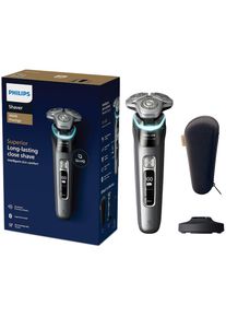 Philips, Elektrorasierer &raquo;Series i9000 Prestige XP9202/10&laquo; integrierter Pr&auml;zisionstrimmer mit SkinIQ Technologie, inkl. Ladestand, Reiseetui, 