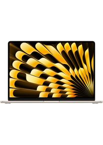 Apple, Notebook &raquo;15-inch MacBook Air&laquo; 38,91 cm / 15,3 &prime;&prime; M5 10-Core GPU 512 GB SSD, Polarstern, 12MP Center Stage Kamera mit Unterst&uuml;tzung f&uuml;r 
