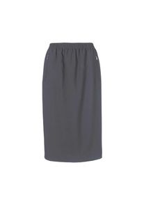 GOLDNER, Damen, Midirock &raquo;Reiserock mit Rundumdehnbund&laquo; Ohne, dunkelgrau, 48, Bequem und knitterfrei, L&auml;nge ca. 68 cm