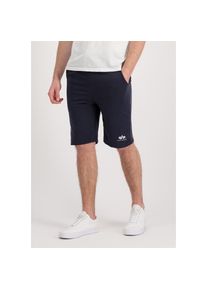 Alpha Industries, Herren, Sweatshorts &raquo;Basic Short SL&laquo;, rep.blue, S - Normalgr&ouml;&szlig;en, Gepr&auml;gte &Ouml;sen am Kordelzug
