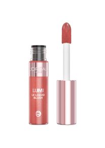 L'Or&eacute;al L'OR&Eacute;AL PARIS, Damen, Rouge &raquo;LUMI LE LIQUID BLUSH GLOWY&laquo; fl&uuml;ssige Textur, schimmernde und intensive Farbe, gl&auml;nzendes Finish, 63-True Rose, Rouge von 
