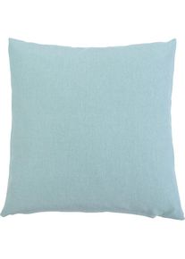 G&ouml;zze G&ouml;zze, Dekokissen &raquo;Milano&laquo; mit Rei&szlig;verschluss, Kissenh&uuml;le ohne F&uuml;llung, 2 St&uuml;ck, aqua + unifarben, Polyester, B/L: 40 cm x 40 cm - 2 Stk.