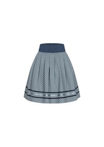 N&uuml;bler N&uuml;bler, Damen, Dirndl &raquo;Trachtenrock Giulia&laquo;, Blau, 48 - EURO, TRACHTENROCK: Hochwertige Damen Trachten Bekleidung aus 100% Baumwolle, Rock mit 