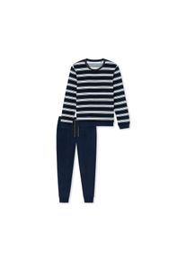 Schiesser frott&iacute;rpizsama - f&eacute;rfi - m&eacute;ret S 44/46 - k&eacute;k/cs&iacute;kos