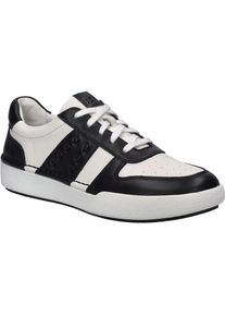 Josef Seibel, Damen, Sneaker &raquo;Claire 27, schwarz-weiss&laquo;, schwarz-weiss, 38, Elegantes Schwarz-Wei&szlig;-Design f&uuml;r zeitlosen Stil.