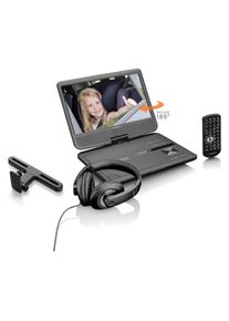 Lenco Dvp-1010 (Tragbarer DVD-Player), Blu-ray Player + DVD Player, Schwarz
