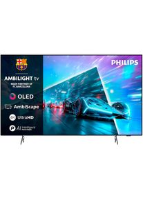 Philips, OLED-Fernseher &raquo;55OLED761/12&laquo; 139 cm/55 &prime;&prime; Smart-TV, schwarz, Sound: 2.0-Kanal, 20 W Ausgangsleistung, Dolby Atmos, DTS:X, Auracast
